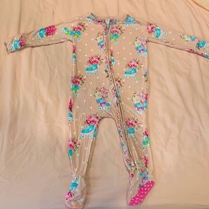 Posh Peanut footie- 9-12mos
